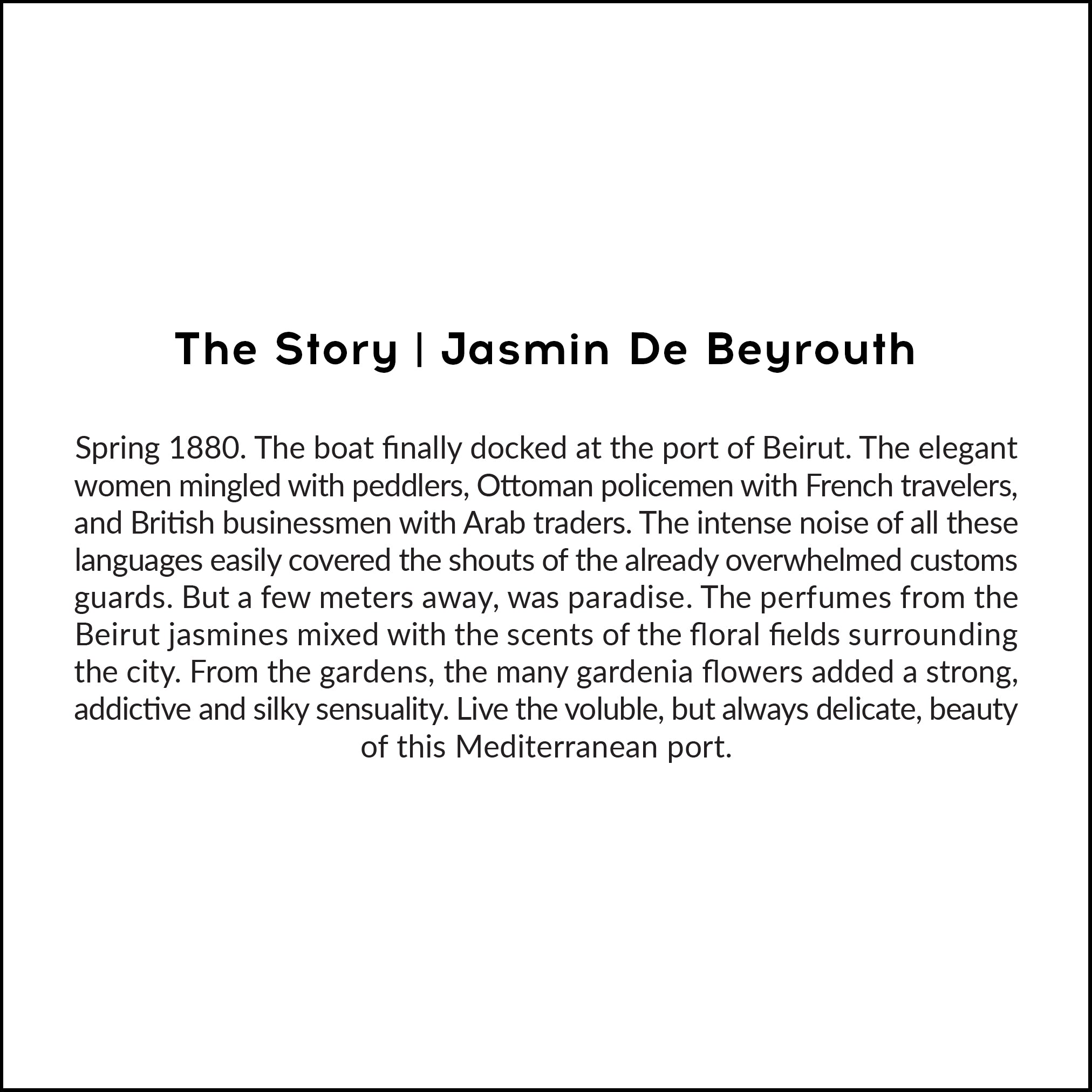 Jasmin De Beyrouth - Inspiration