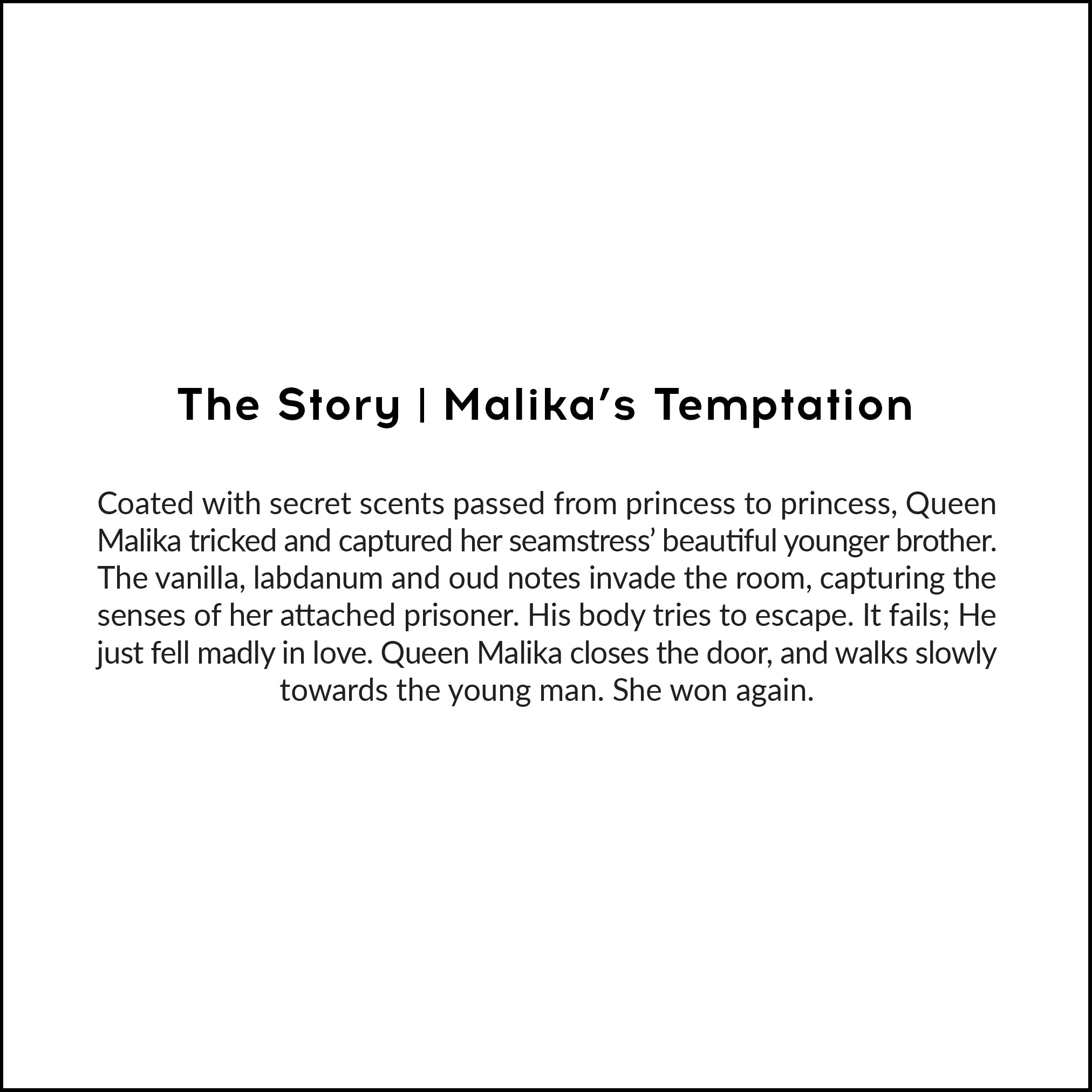 Malika's Temptation - Eau de parfum